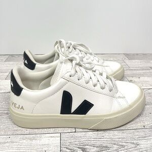 Veja White and Black Sneakers women 5